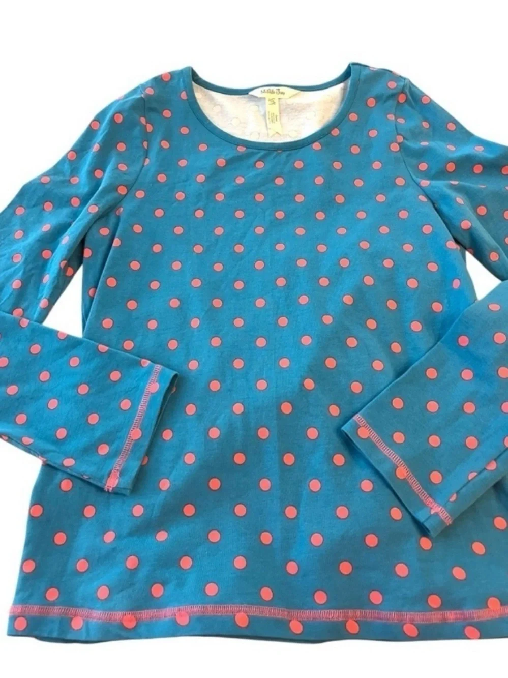 Matilda Jane Set Yourself Scrappy Polka Dot Shirt and Pants Outfit Set Sz 14